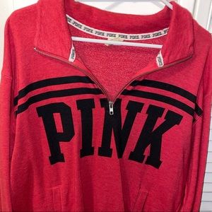 PINK Quarter-Zip Pullover